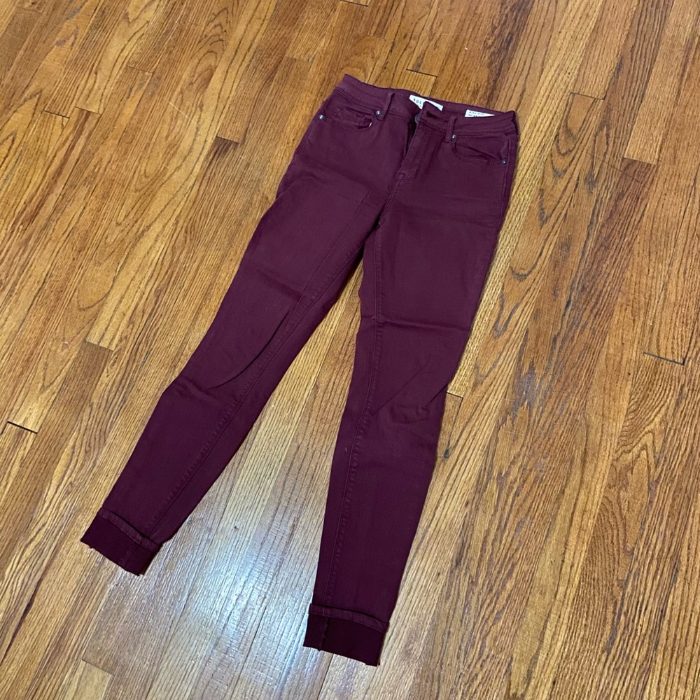High rise skinny stretch jeans